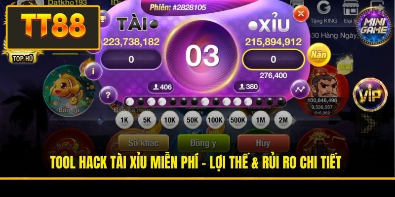 Tool Hack Tài Xỉu Miễn Phí - Lợi Thế & Rủi Ro Chi Tiết